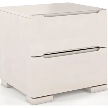 Noční stolek Noční stolek bukový do ložnice Sparta maxi - Skandica Bílá 40x38 cm