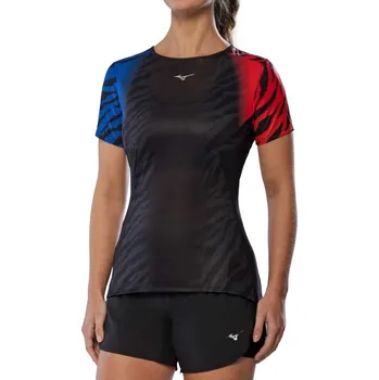 Běžecké oblečení Běžecké tričko Mizuno DryAeroFlow Graphic Tee J2GAC20599 Velikost textilu: S