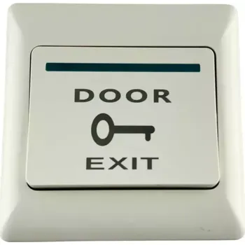 Odchodové tlačítko dotykové 86x86 NO/COM pod omítku plastové