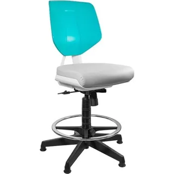 Jídelní židle Křeslo Kaden - Unique Zelená / Eko kůže PVC Grey 62x121 cm