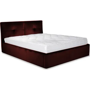 Postel Čalouněná postel do ložnice Fiore typ 03 - 160 cm h34 - Vero monolith 63 176x100 cm