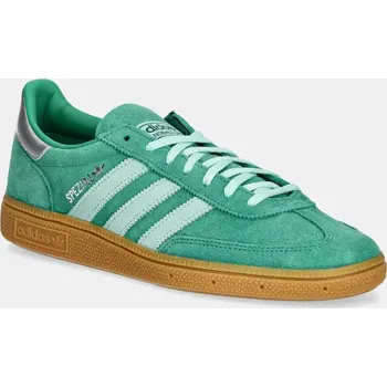 Pánská obuv Semišové tenisky adidas Originals Handball Spezial ST W zelená barva, JS2908 76X, EUR 45 1/3