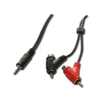 Kabel PremiumCord Kabel Jack 3.5mm-2xCINCH+2xCINCH M/M 1,5m KJACKCINA2