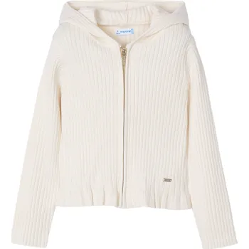 MAYORAL dívčí svetřík s kapucí béžová vel. 116 cm