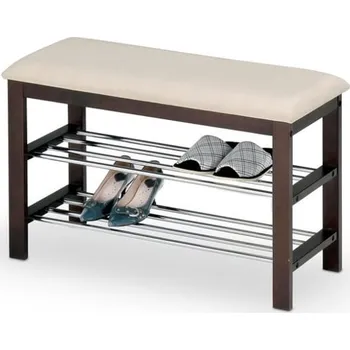 Botník Otevřený botník ST-3 - Halmar Wenge / krémová 81x49 cm