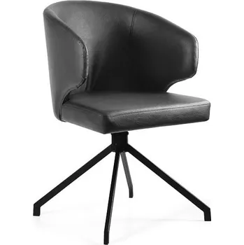 Jídelní židle Otočné křeslo Novo - Unique Šedá 50x81 cm