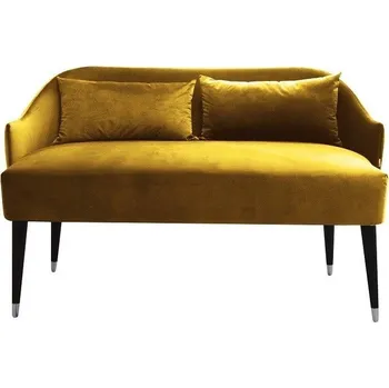 Pohovka Pohovka 140 Emi Velvet - Happy Barok french velvet 688, metal malowany szary 140x80 cm
