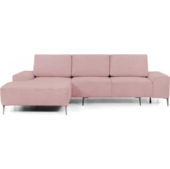 Sedací souprava Rozkládací (DL) rohová pohovka Pulia levá s úložným prostorem - Meblar chill me 14, czarny chrom 286x92 cm