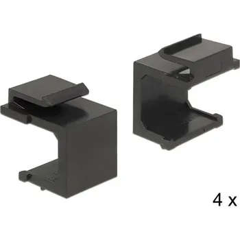 Síťový kabel Delock Keystone krytka černá 86321