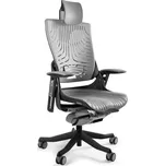 Křeslo Wau 2 - Unique Černá / Elastomer TPE-8 Šedá 68x117 cm