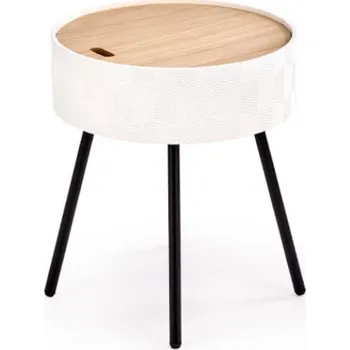 Konferenční stolek Kavový stolek do obývacího pokoje bílý - Halmar Bílá x cm