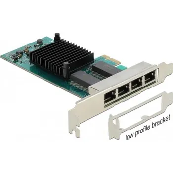 Delock PCI Express karta na 4 x Gigabit LAN 88504