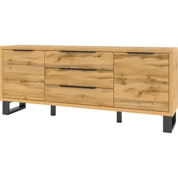 Komoda Komoda Halle - Helvetia Dub Wotan 200x80 cm