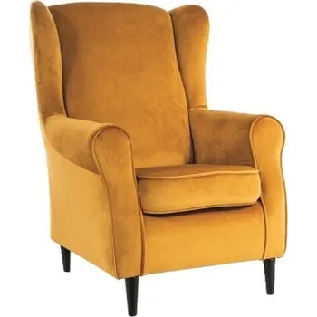 Křeslo Křeslo Baron Velvet - Signal Bluvel 68 - Curry 75x101 cm