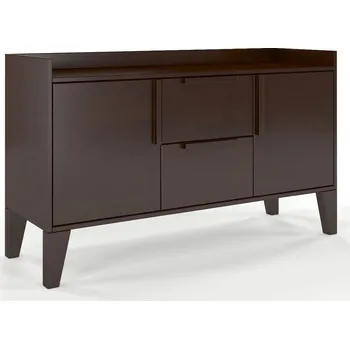 Komoda Dřevěna komoda buková do ložnice Agava - Skandica Palisander 121x72 cm