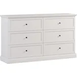 Komoda Lucca - Gala Meble Bílý Opál - Dub Craft 146x86 cm