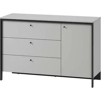 Komoda Komoda Gris - Lenart Šedá / Černá 136.2x90.5 cm