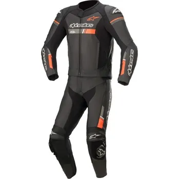 Moto kombinéza dvoudílná kombinéza GP FORCE CHASER, TECH-AIR 5 kompatibilní, ALPINESTARS (černá/červená fluo) 2025 Velikost: 52