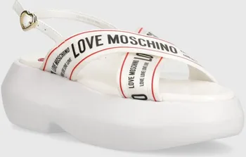 Dámské sandále Sandály Love Moschino dámské, bílá barva, na platformě, JA16257I0IIX610A, EUR 40