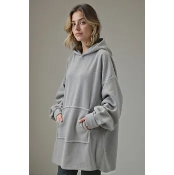Dámská mikina Mikina Vivisence 5029 Barva: Šedá, Velikost: UNI