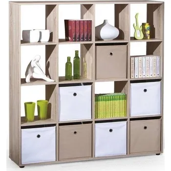 regál Regál Luini 16 - Halmar Světlý dub 139x144 cm