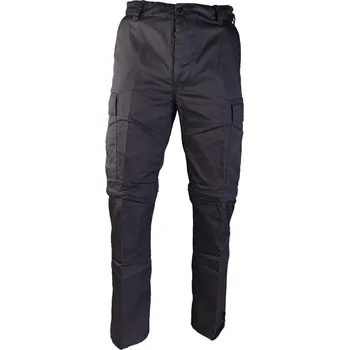 Pánské kalhoty MIL-TEC® Kalhoty BDU ZIP-OFF odepínací nohavice ČERNÉ velikost: L