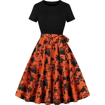 Dámské šaty Vintage šaty 50. léta Velikost: XL, Barva (Varianta): d7