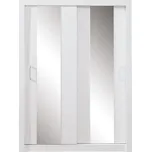 Šatní skříň Duca III - Meblar Bílá Lux 160x215 cm