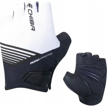 Cyklistické rukavice Cyklistické rukavice Chiba L bílé