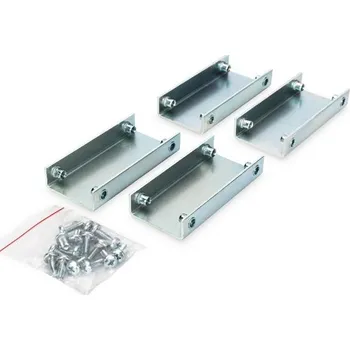 Racková skříň Digitus Connection set for Unique and Dynamic Basic racks, 4 pieces, galvanized, incl. screws steel brackets + screws DN-19 BGL-1
