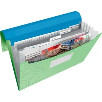 LEITZ Aktovka s přihrádkami UrbanChic, PP, A4, zelená 39970050