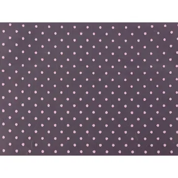 Organza s puntíky METRÁŽ - 3 růžová světlá