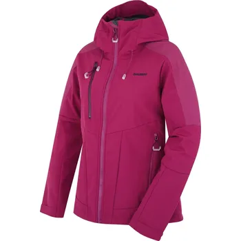 Dámská casual bunda Husky Dámská softshell bunda Sevan L L, dk. magenta