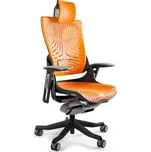 Křeslo Wau 2 - Unique Černá / Elastomer TPE-12 Mango 68x117 cm