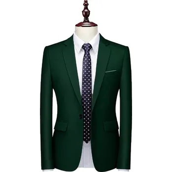 Pánské kvalitní sako pro každou příležitost Velikost: S, Barva (Varianta): 1 knoflík Green