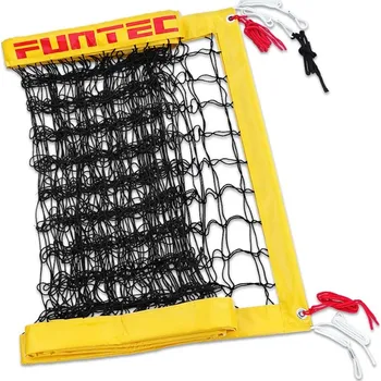 Univerzální sportovní branka Síť Funtec PRO 8.5 M, INCL. BEACH VOLLEYBALL NET ANTENNA PLUS, 2-PIECE, WITH VELCRO 111601-schwarzgelb Velikost 111