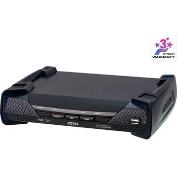 KVM přepínač ATEN KE9952R 4K DisplayPort Single Display KVM over IP Extender with PoE (Receiver) KE9952R-AX