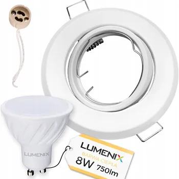Žárovka Stropní zapuštěné svítidlo Lumenix 8 W GU10 bílé
