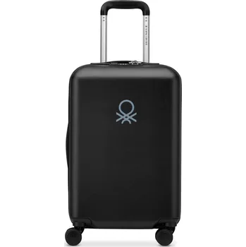 Kabinový kufr Delsey X Benetton UCB Hardside SLIM 55 cm 376880300 - černý 36 l