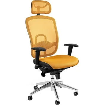 Jídelní židle Křeslo Vip - Unique Žlutá 54x132 cm