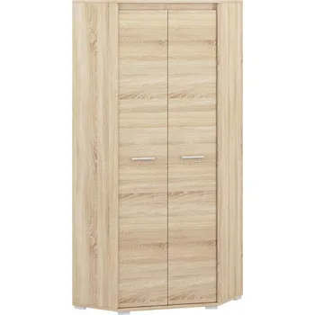 Šatní skříň Rohová šatní skříň Avo - ML Meble Sonoma Světlá 82x200 cm