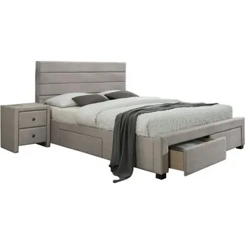 Postel Postel Kayleon se šuplíky 160 - Halmar Šedá 165x111 cm