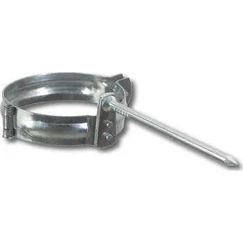 okap Gutta Objímka okapového svodu pozink 8 cm Barva Stříbrná Rozměr 8 / 14 cm