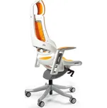 Křeslo Wau - Unique Bílá / Elastomer TPE-12 mango 68x117 cm