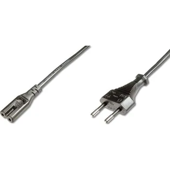 Napájecí kabel Digitus Napájecí kabel, Euro - C7 M / F, 1,8 m, H03VVH2-F 0,75qmm, černý AK-440104-018-S