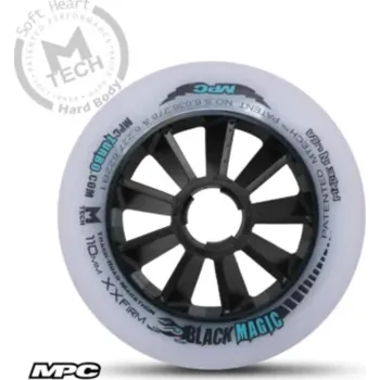 Kolečko k in-line bruslím MPC Black Magic 110mm/XX Firm Barva: Bílá