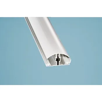 okap Gutta Upevňovací systém ALU/PVC, spojovací díl Barva stříbrná / bílá Rozměr 2000 mm