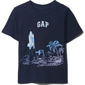 Chlapecké tričko Chlapecké tričko GAP V-BF 3YRS Tmavě modrá, Modrá