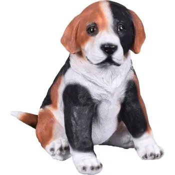 Zahradní dekorace NOHEL GARDEN Pes Beagle sedící 15x21x23cm, polyresin