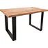 Jídelní stůl Iron Craft 120 x 76 x 80 cm, přírodní dřevo